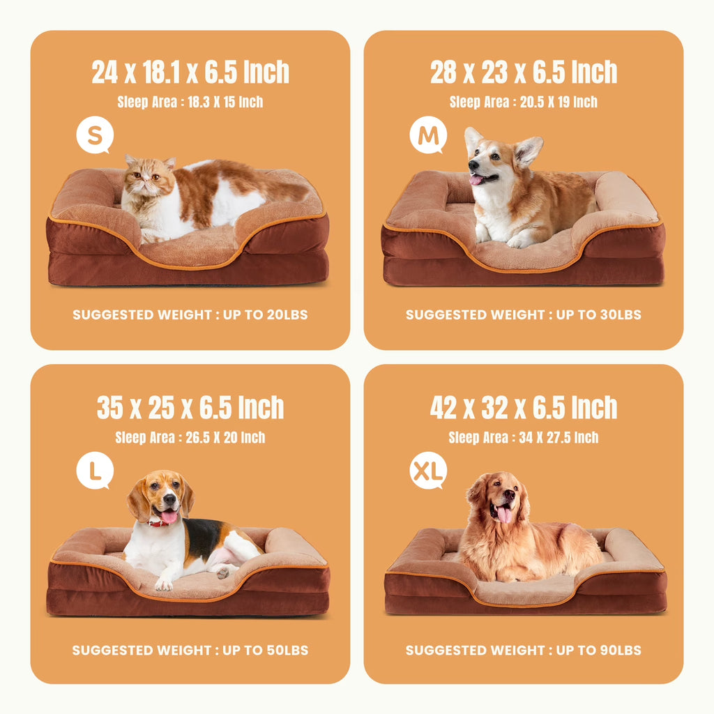 Hope Orthopedic Memory Foam Dog Bed