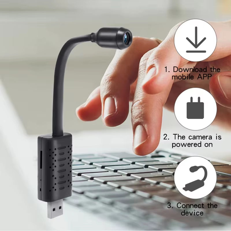 Mini Wifi Home Security Camera 1080P Motion Detection Night Vision