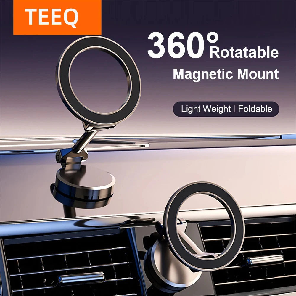 Magnetic Car Phone Holder Magsafe Compatible Dashboard Vent Mount