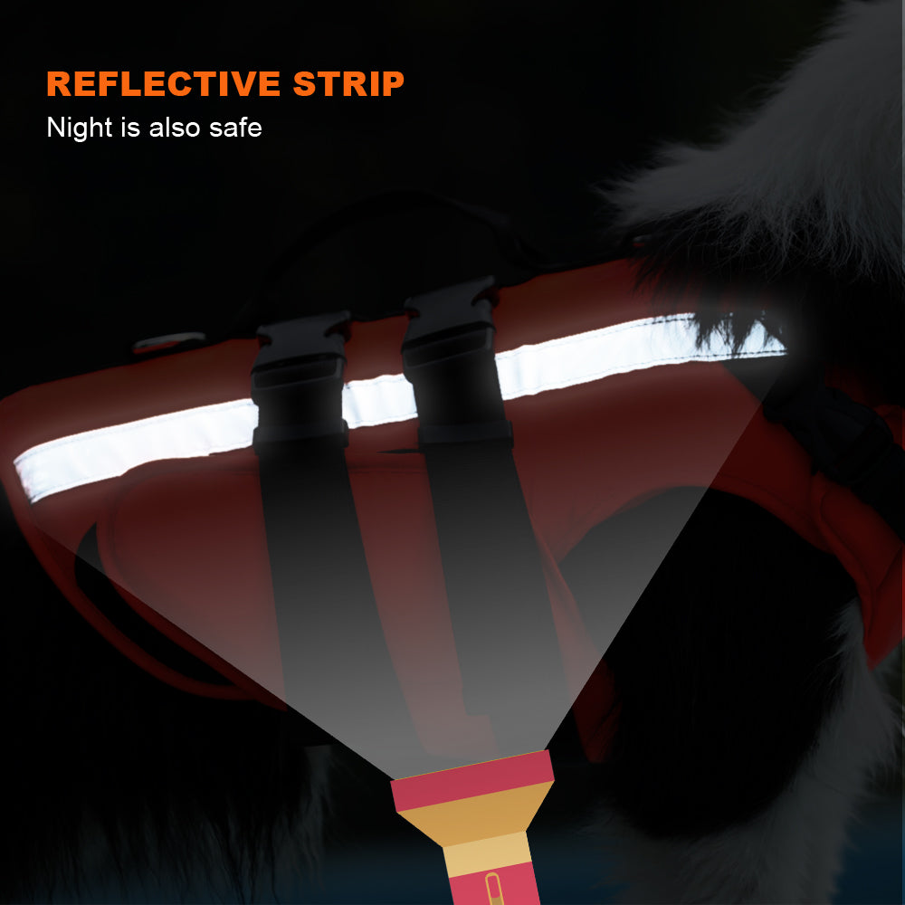 Hope Reflective Dog Life Jacket on dog
