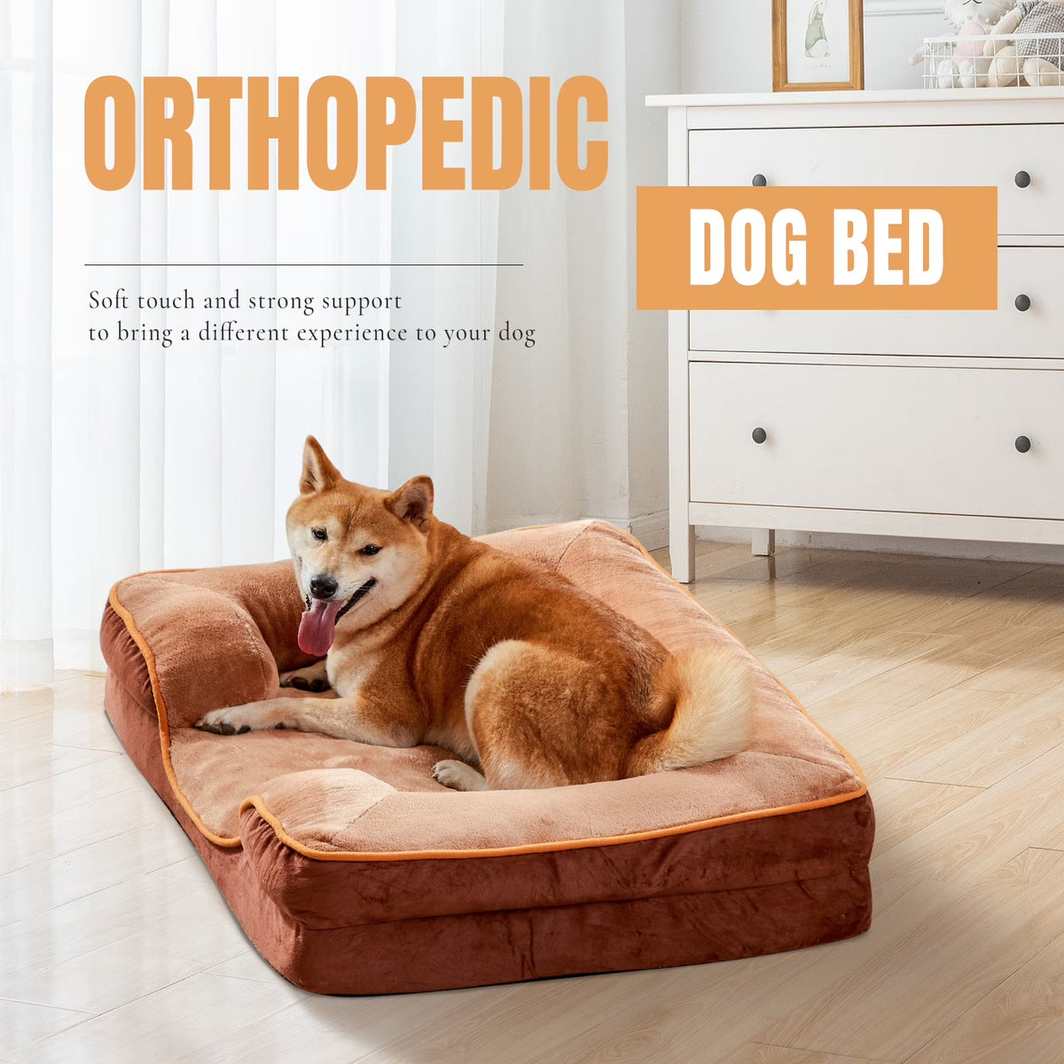 Hope Orthopedic Memory Foam Dog Bed