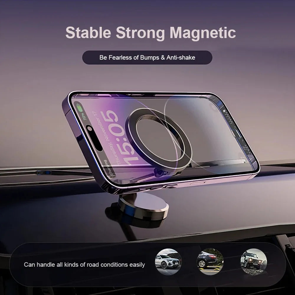Magnetic Car Phone Holder Magsafe Compatible Dashboard Vent Mount