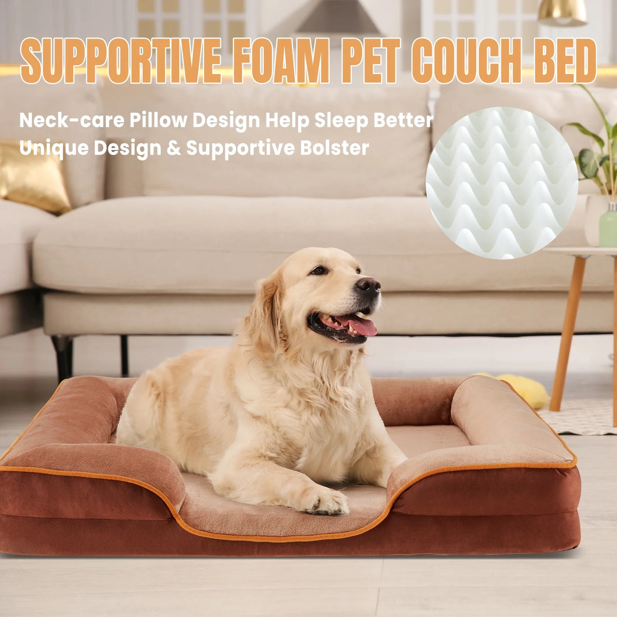 Hope Orthopedic Memory Foam Dog Bed