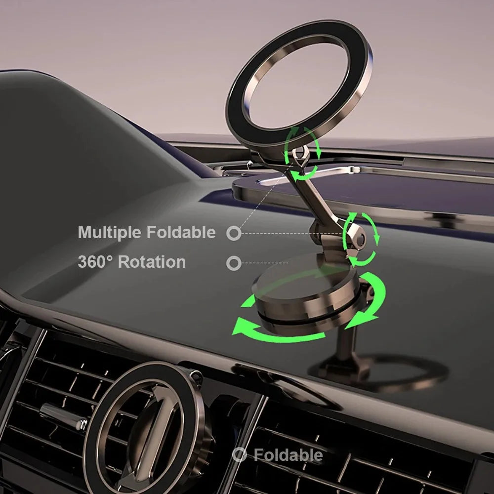 Magnetic Car Phone Holder Magsafe Compatible Dashboard Vent Mount