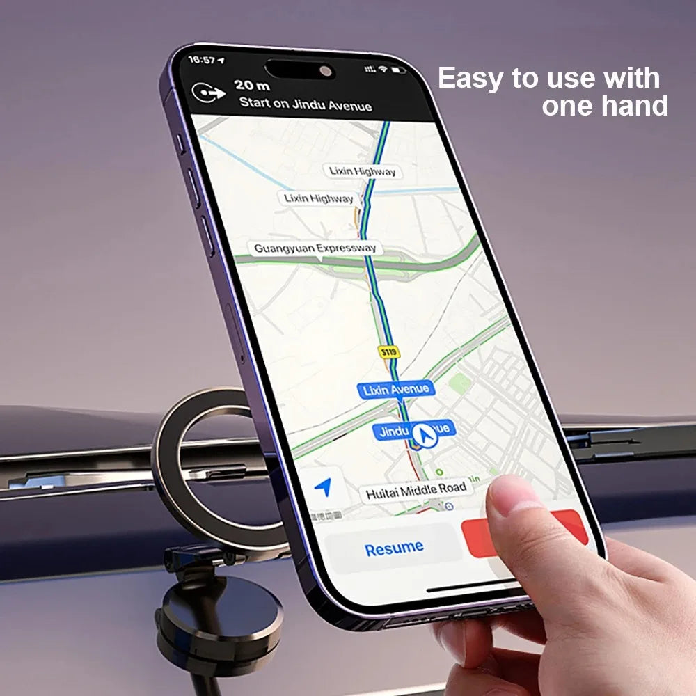 Magnetic Car Phone Holder Magsafe Compatible Dashboard Vent Mount