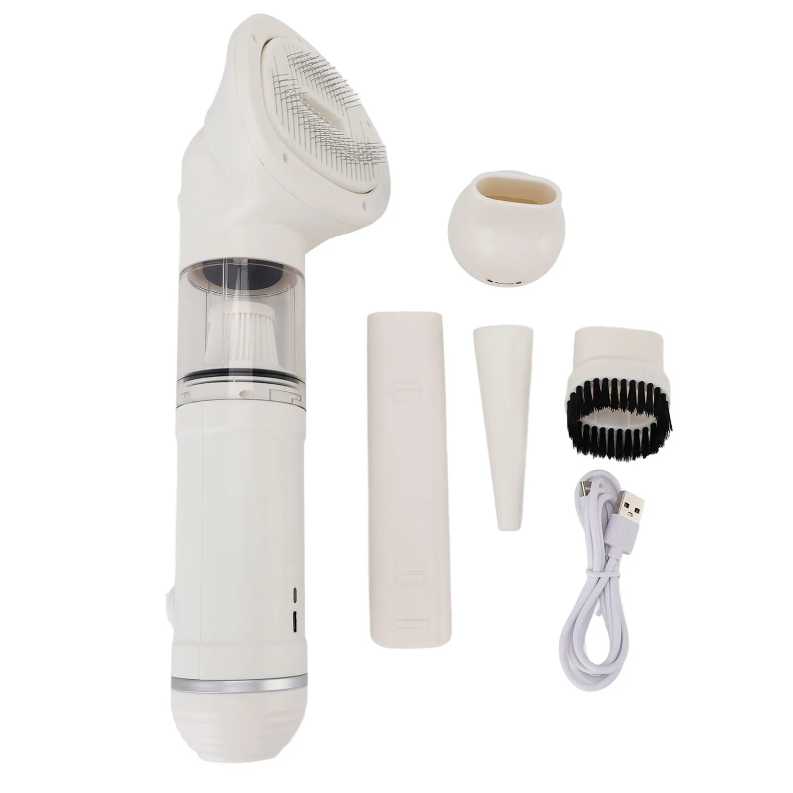 Pet Grooming Vacuum Kit - Automatic Shedding Brush for Dogs & Cats