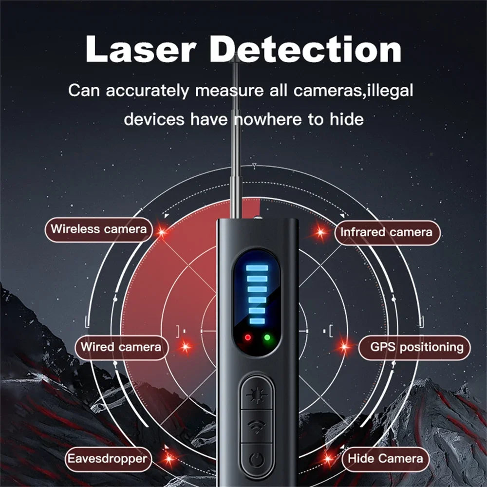 Hidden Camera Detector Anti-Spy RF Signal Scanner