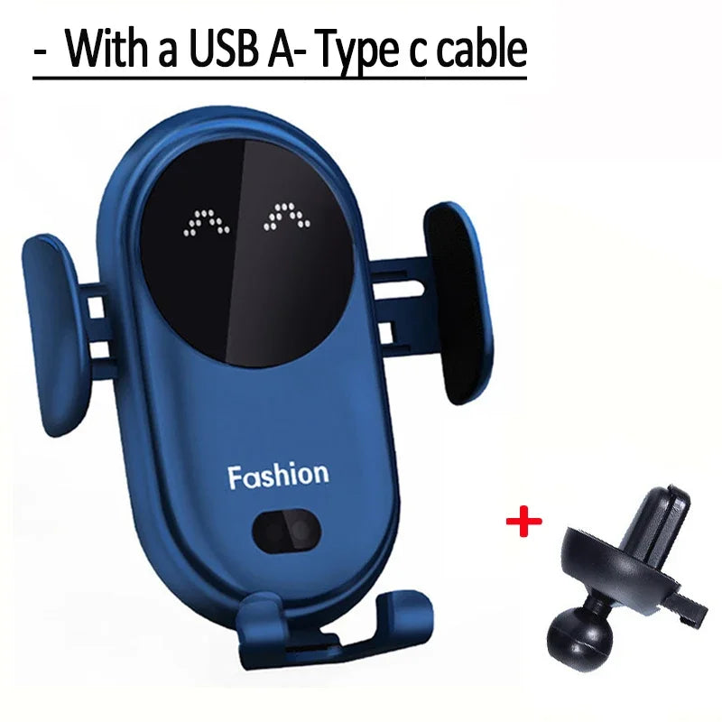 Wireless Charger Car Phone Holder Air Vent Automatic Clamping